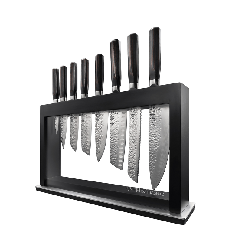 Cuisine::pro® Damashiro EMPEROR® Hisa Bloc de 9 couteaux