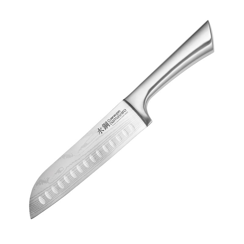 Couteau Santoku 16,5 cm avec planche à découper Damashiro® - Cuisine::pro® - hover
