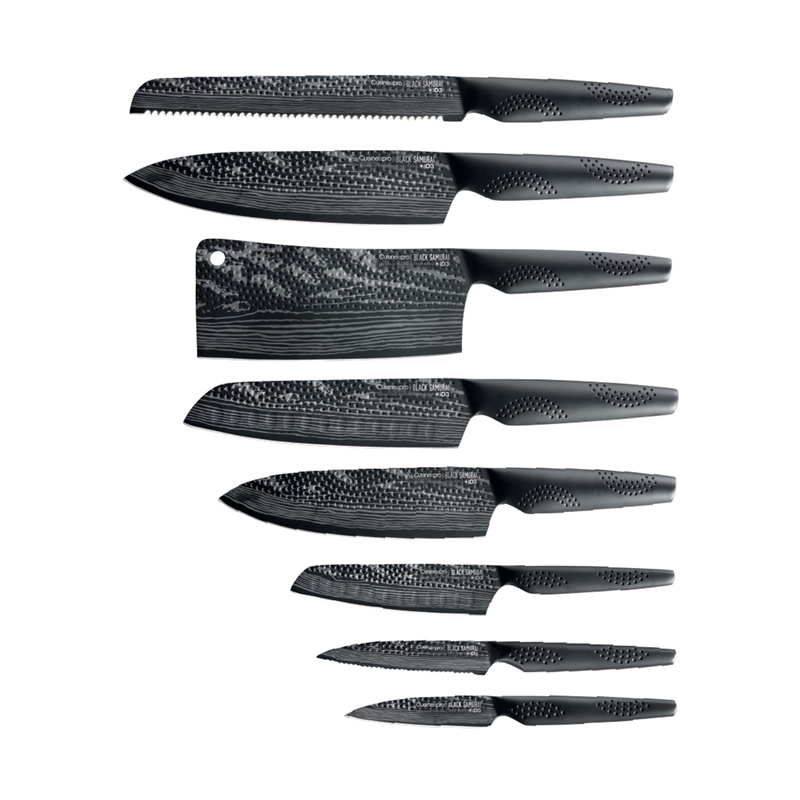 Bloc de couteaux 9 pièces Syo iD3® BLACK SAMURAI – Cuisine::pro® - hover