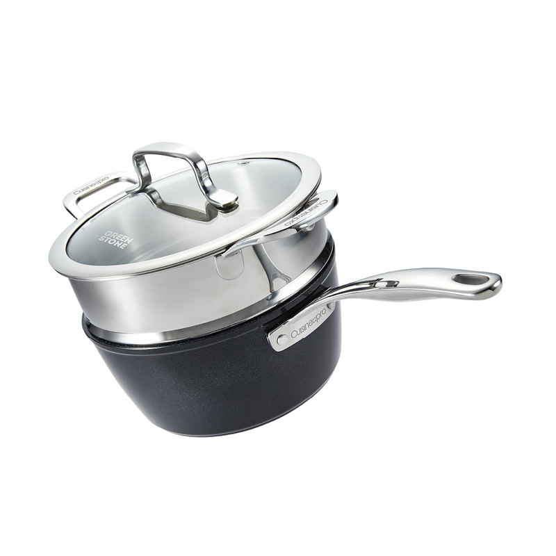 Casserole avec couvercle 2,3 L GREEN STONE™ - Cuisine::pro®
