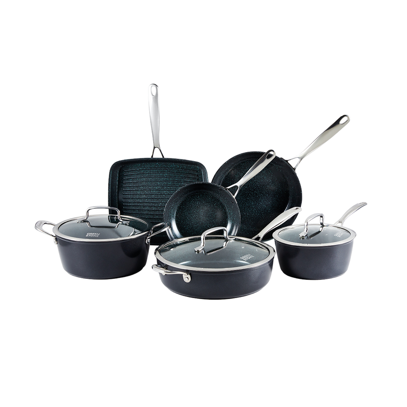 Batterie de cuisine 9 pièces GREEN STONE™ - Cuisine::pro®