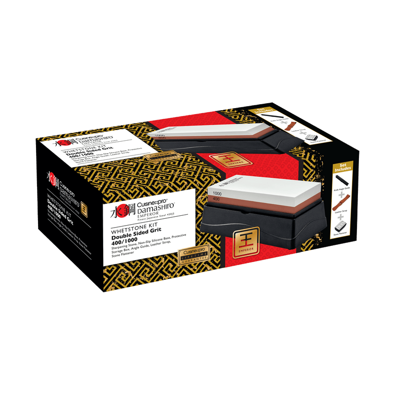 Cuisine::pro® Damashiro EMPEROR® Kit de pierres à aiguiser double face 400/1000 - hover