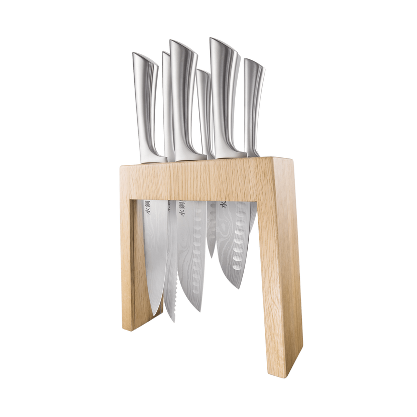 Bloc de couteaux 7 pièces Mizu Damashiro® - Cuisine::pro®