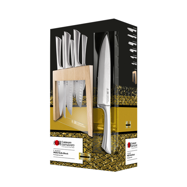 Bloc de couteaux 7 pièces Mizu Damashiro® - Cuisine::pro®