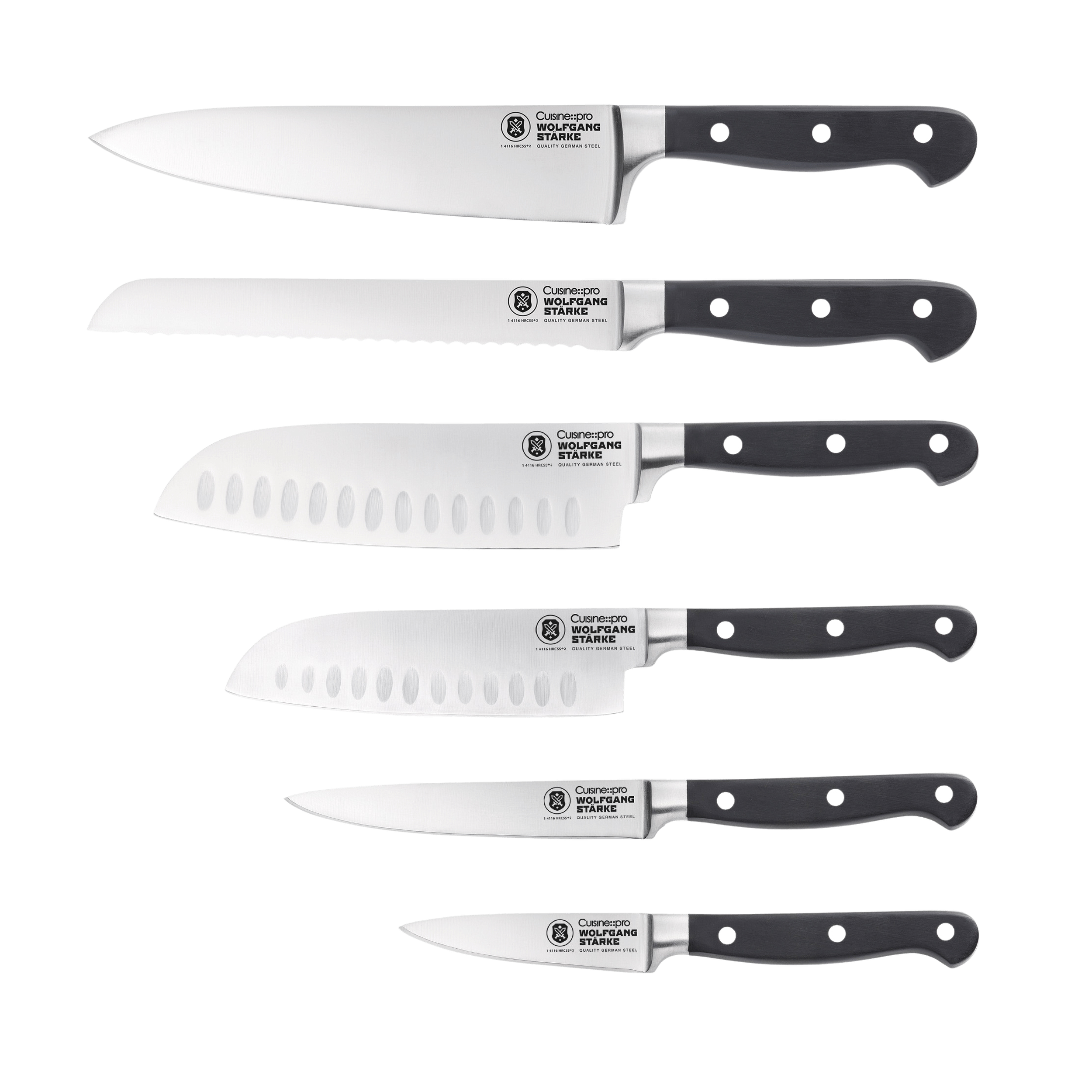 Cuisine::pro® WOLFGANG STARKE Klar Knife Block 7 Piece - hover