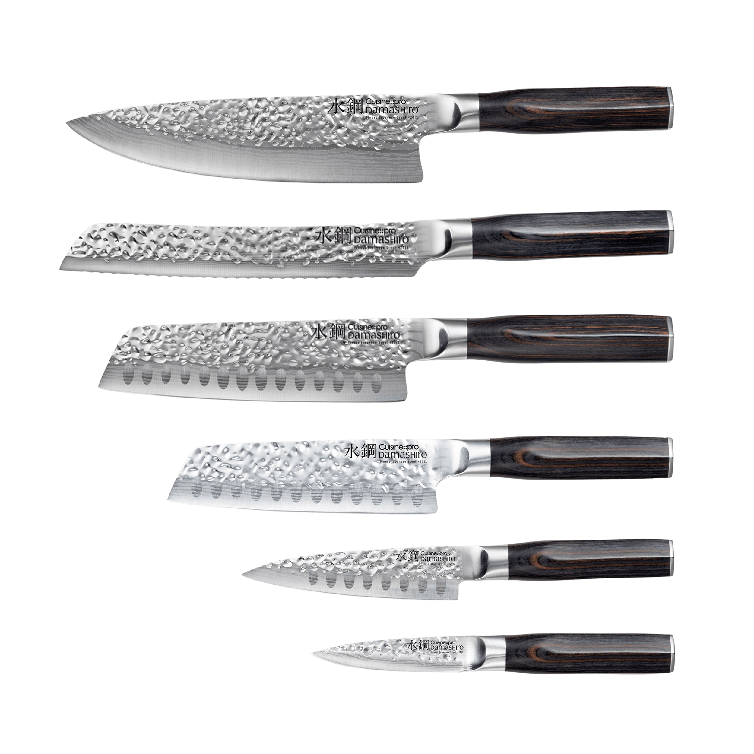 Cuisine::pro® Damashiro EMPEROR®  Shi Knife Block 7 Piece - hover