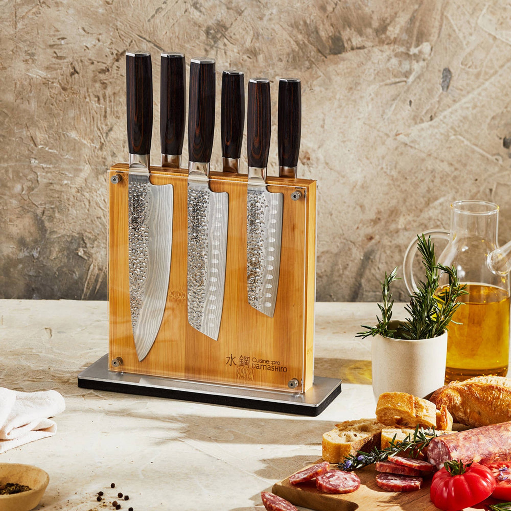 Cuisine::pro® Damashiro EMPEROR®  Shi Knife Block 7 Piece