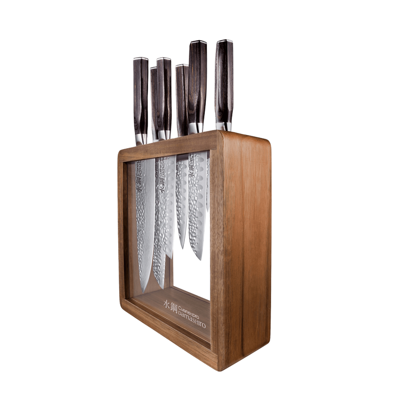 Cuisine::pro® Damashiro EMPEROR® Mokuzai 7-Piece Knife Block