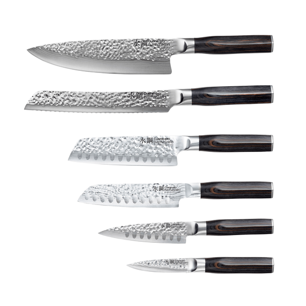 Cuisine::pro® Damashiro EMPEROR®  Mokuzai Knife Block 7 Piece - hover