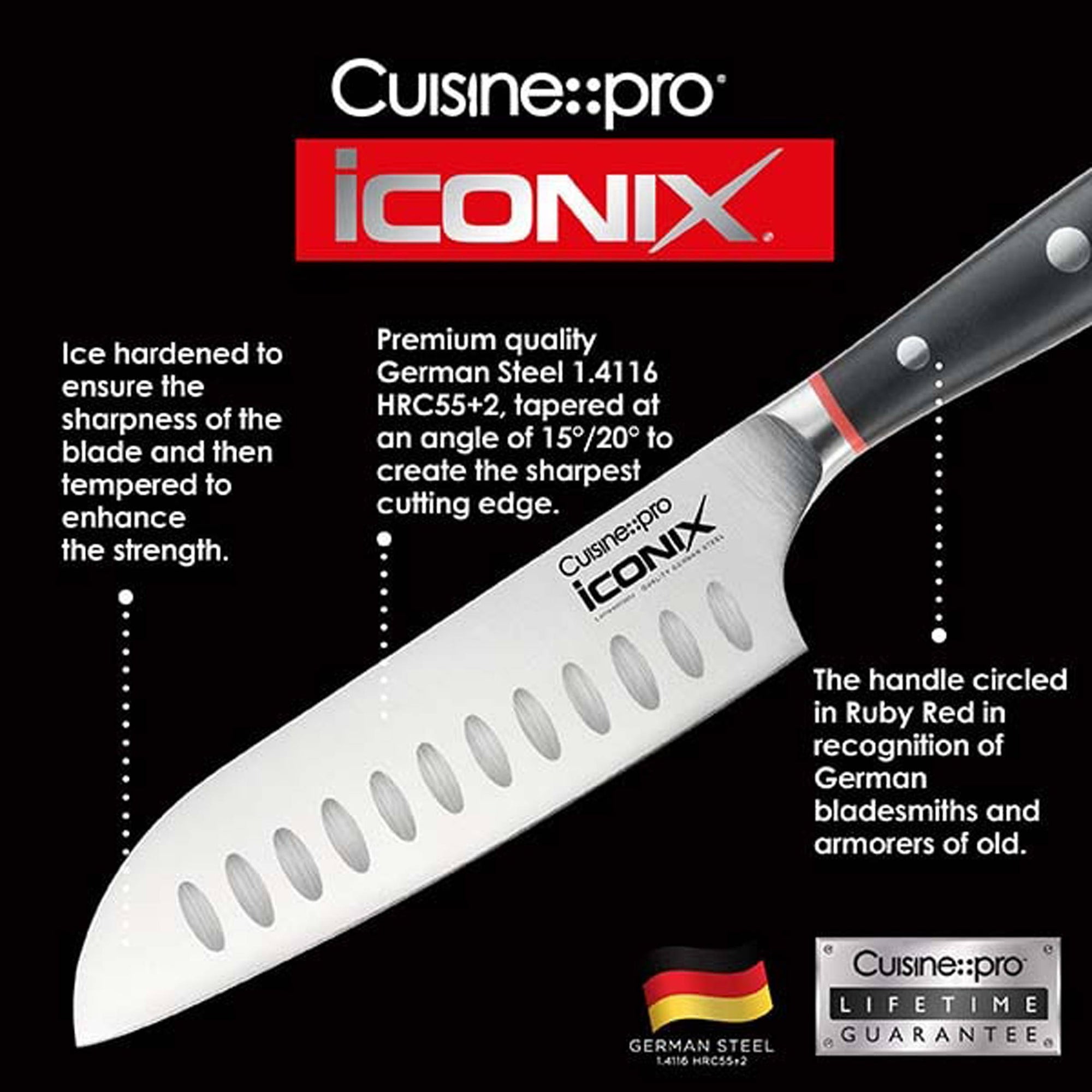 Cuisine::pro® iconiX® Sharpening Steel 8