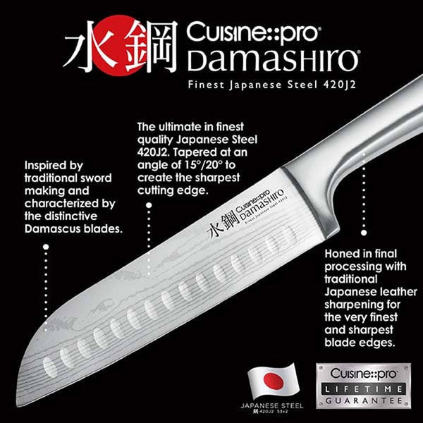 Cuisine::pro® Damashiro® Nami Knife Block 9 Piece