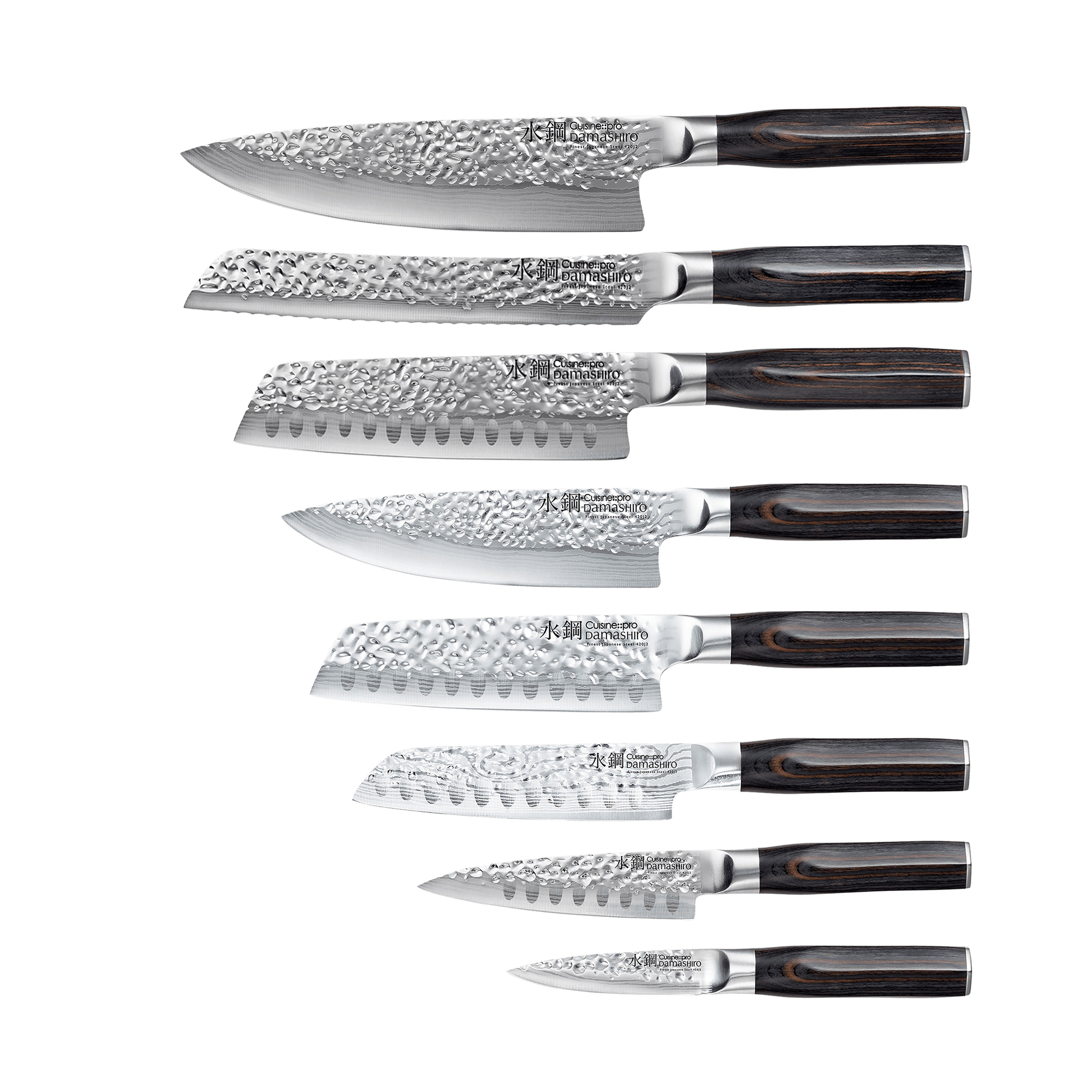 Cuisine::pro® Damashiro EMPEROR®  Hisa Knife Block 9 Piece