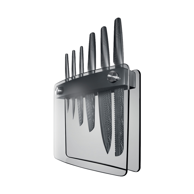 Bloc de couteaux 7 pièces Sakai BLACK SAMURAI iD3® - Cuisine::pro®