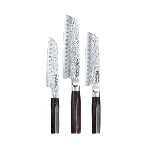 Cuisine::pro® Damashiro EMPEROR® 3-Piece Santoku Set - hover