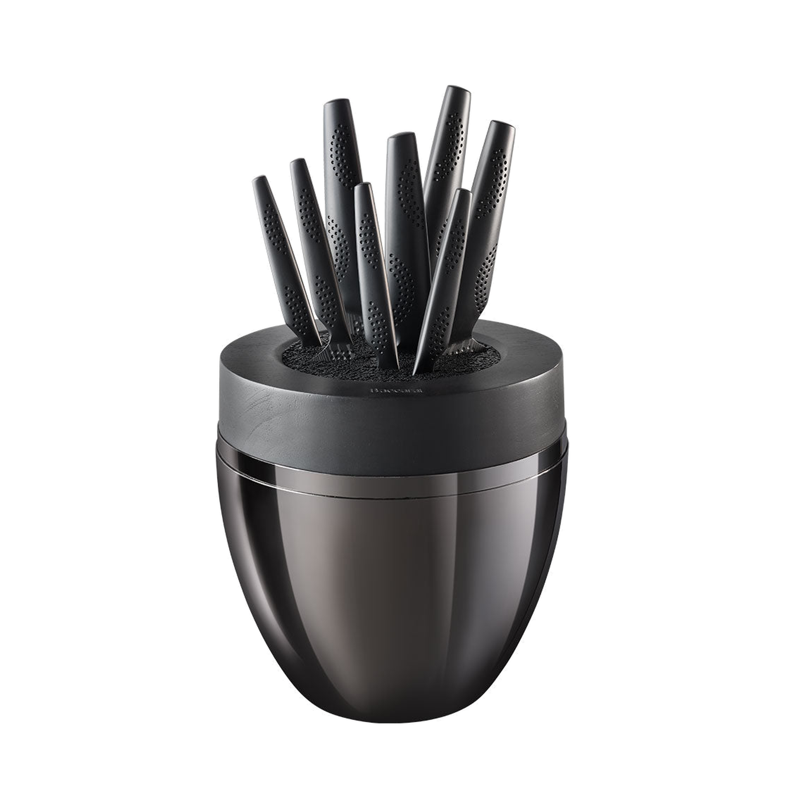 Cuisine::pro® iD3® BLACK SAMURAI THE EGG 9 Piece Knife Block - hover