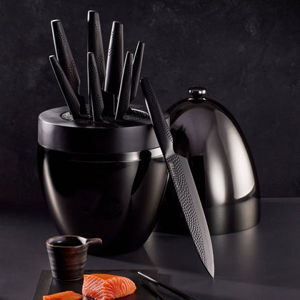 Cuisine::pro® iD3® BLACK SAMURAI THE EGG 9-Piece Knife Block