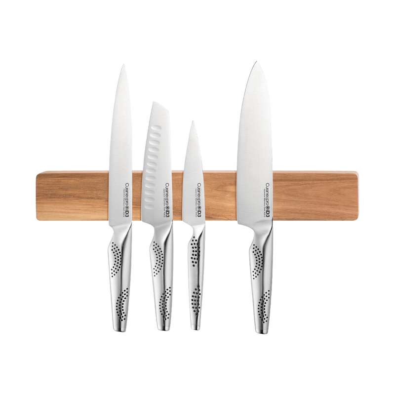 Cuisine::pro® iD3® Magnetic Acacia Wood Wall-Mounted Knife Holder