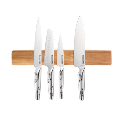 Cuisine::pro® iD3® Magnetic Acacia Wood Wall-Mounted Knife Holder