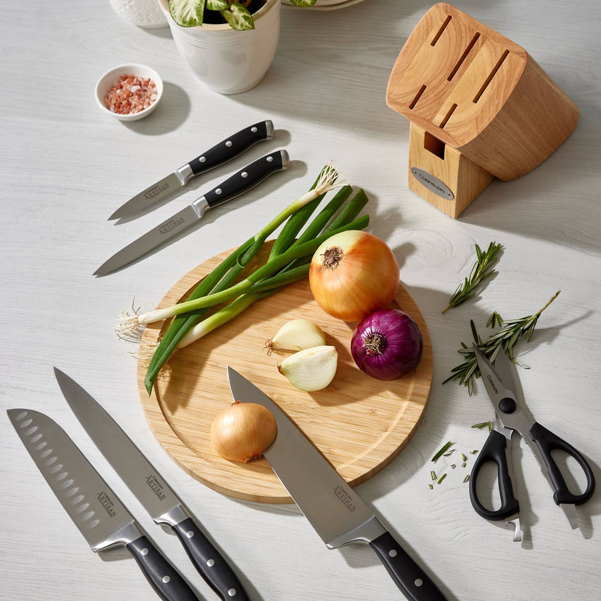 Cuisine::pro® ARTISAN Licht Knife Block 7 Piece