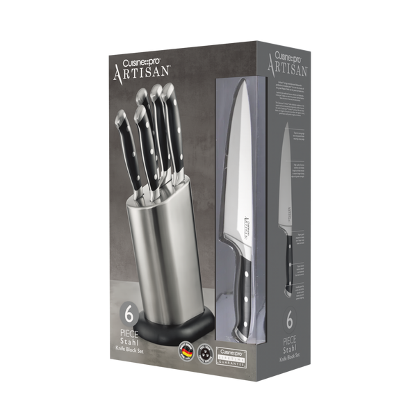 Cuisine::pro® ARTISAN Stahl 6-Piece Knife Block