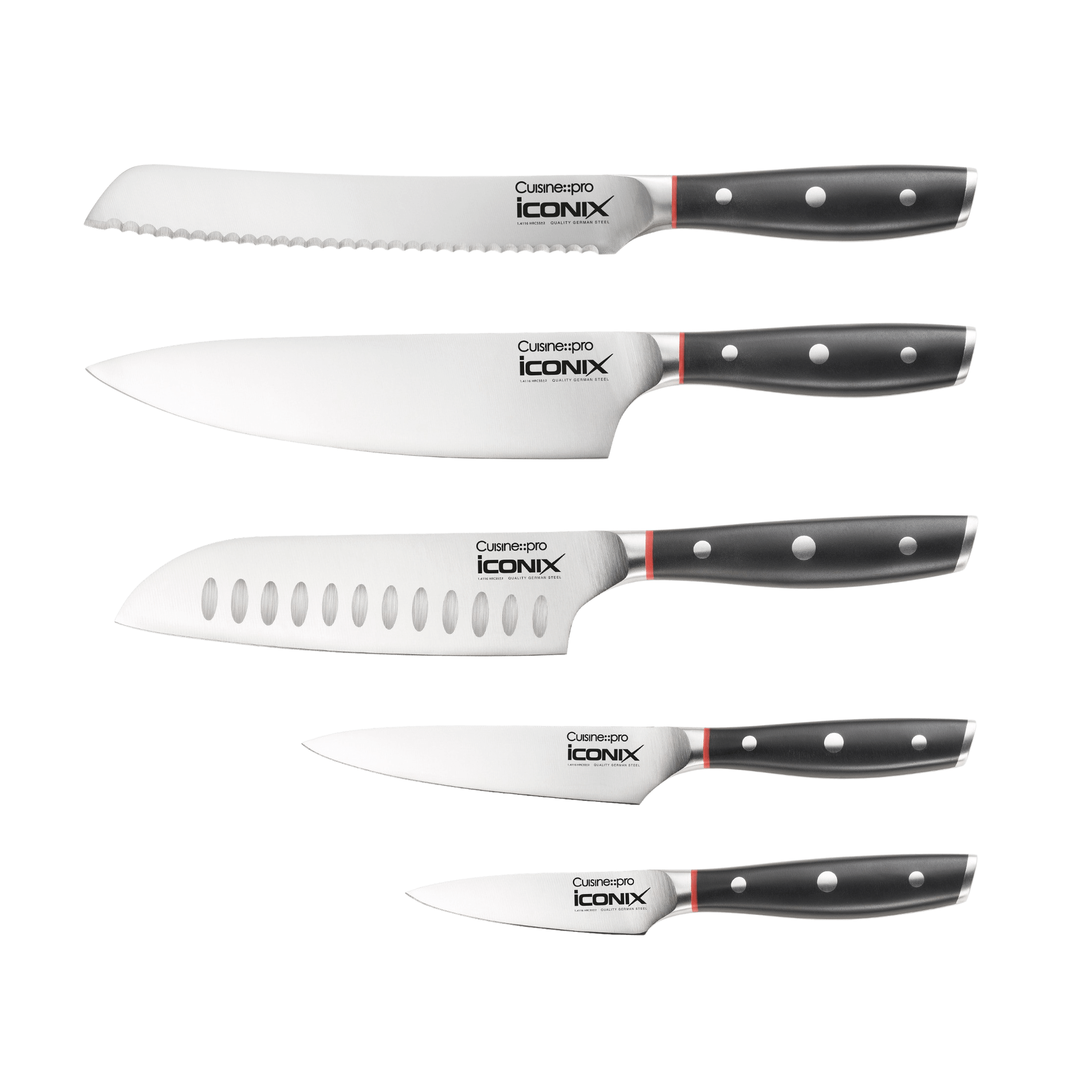 Cuisine::pro® iconiX® Holz Knife Block 6 Piece - hover