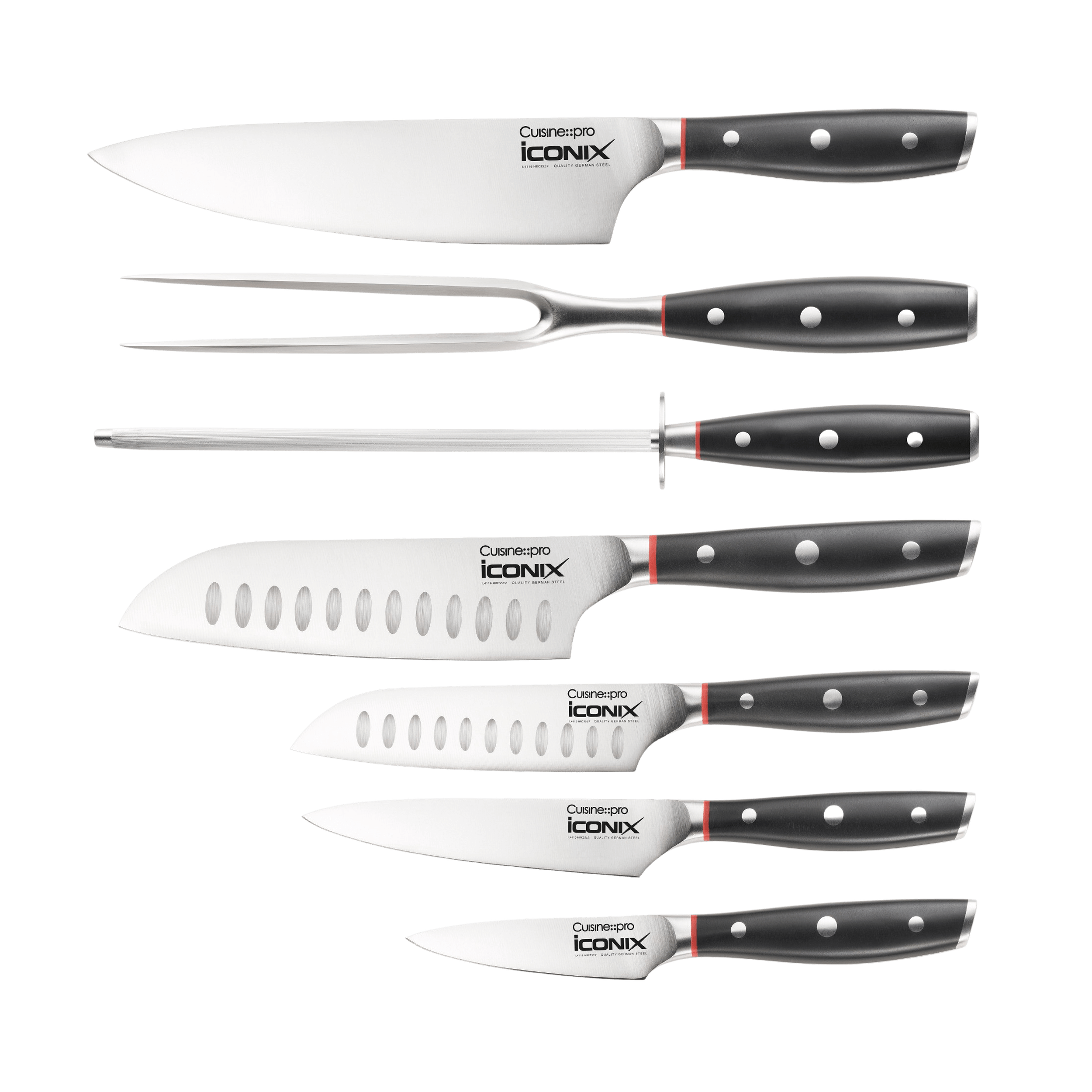 Cuisine::pro® iconiX® Drenhen Knife Block 9 Piece - hover