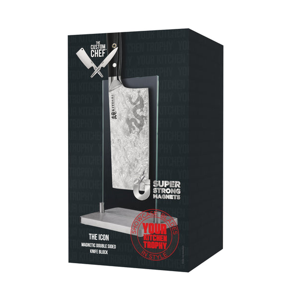 The Custom Chef™ ICON Magnetic Knife Block