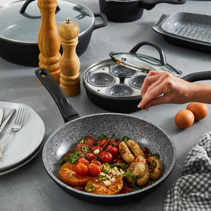 Ensemble de 2 poêles antiadhésives 26 cm et 30 cm STONE™ X² - Cuisine::pro®