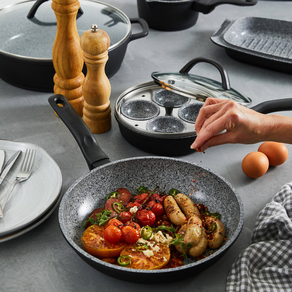 Ensemble de 2 poêles antiadhésives 26 cm et 30 cm STONE™ X² - Cuisine::pro®