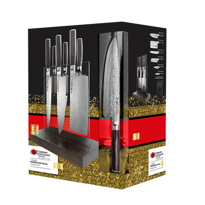 Cuisine::pro® Damashiro EMPEROR®  Hikari Knife Block 7 Piece