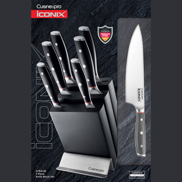 Cuisine::pro® iconiX® Straub Knife Block 7 Piece