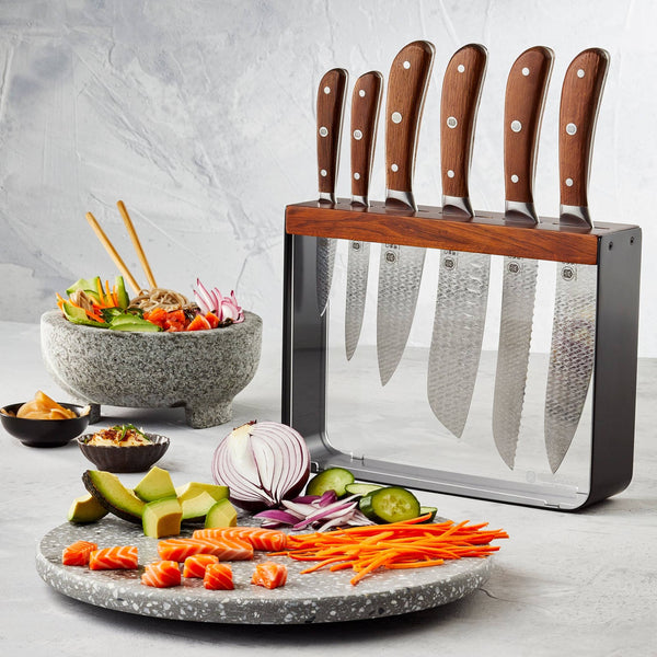 Cuisine::pro® Wolfgang Starke OAK Harz Knife Block 7 Piece - hover