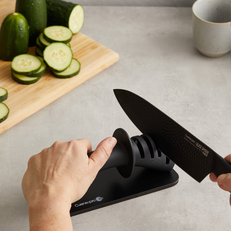 Aiguiseur de couteaux iD3® BLACK SAMURAI – Cuisine::pro® - hover