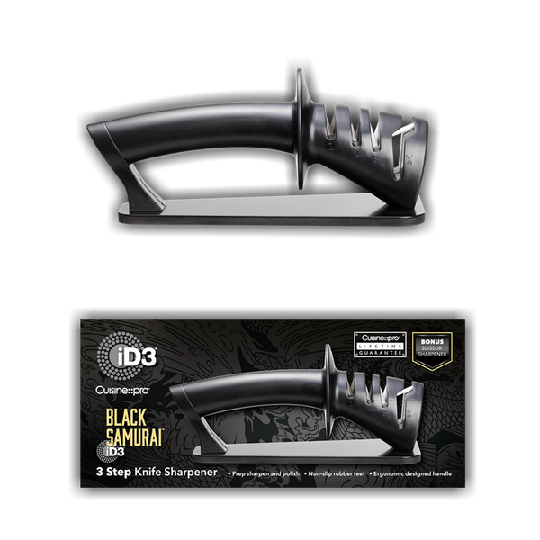 Aiguiseur de couteaux iD3® BLACK SAMURAI – Cuisine::pro®