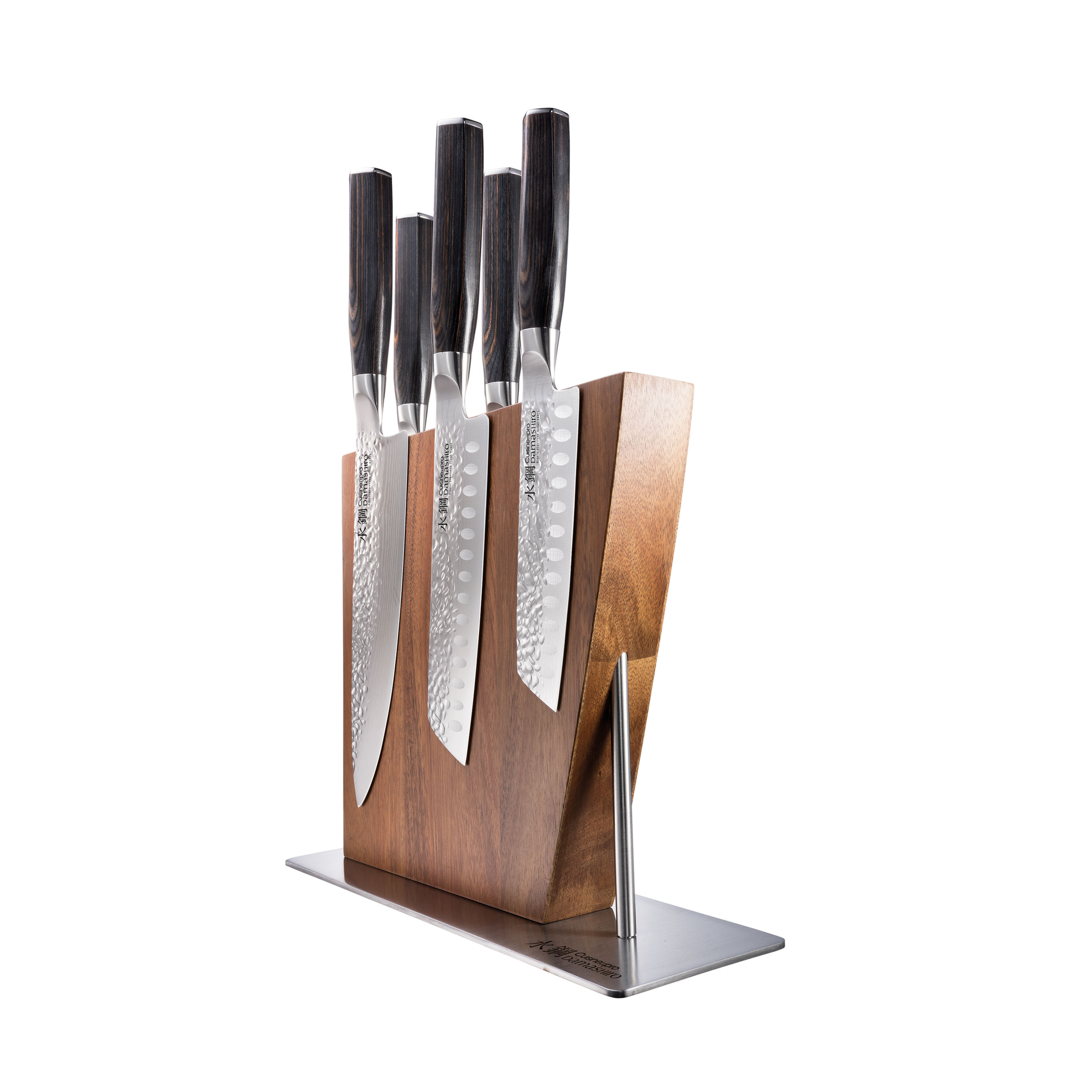 Cuisine::pro® Damashiro EMPEROR® 6-Piece Nanashi Knife Block