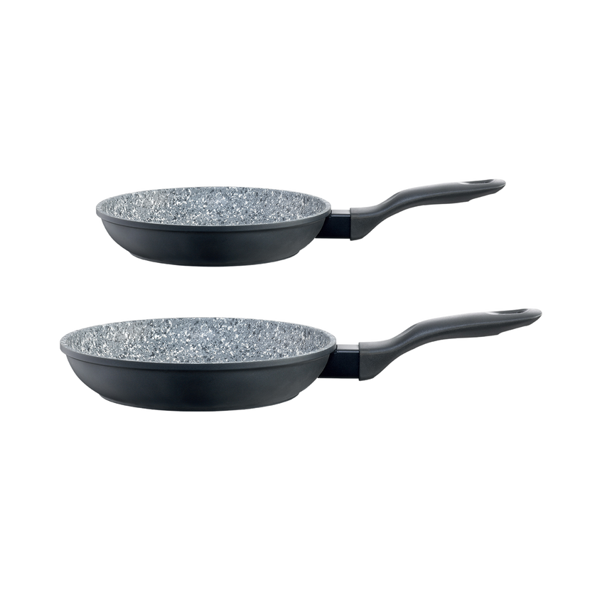 Ensemble de 2 poêles antiadhésives 26 cm et 30 cm STONE™ X² - Cuisine::pro®