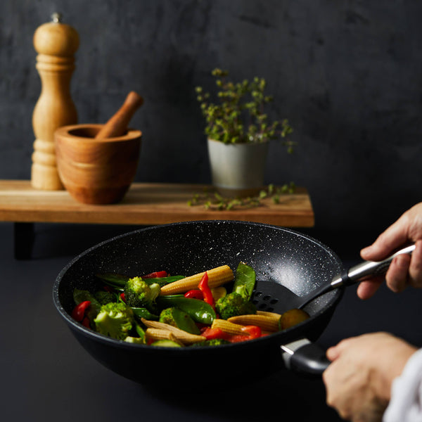 Cuisine::pro® STONE™ Wok with Lid 11" - hover
