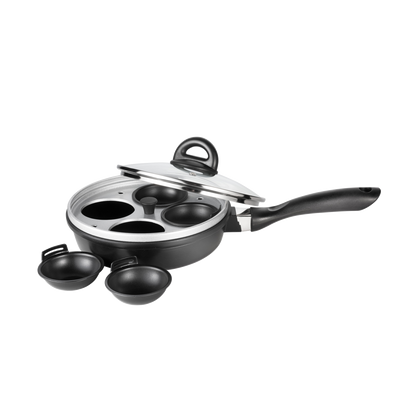 Cuisine::pro® STONE™ 4-Egg Poacher with Lid 1.3qt