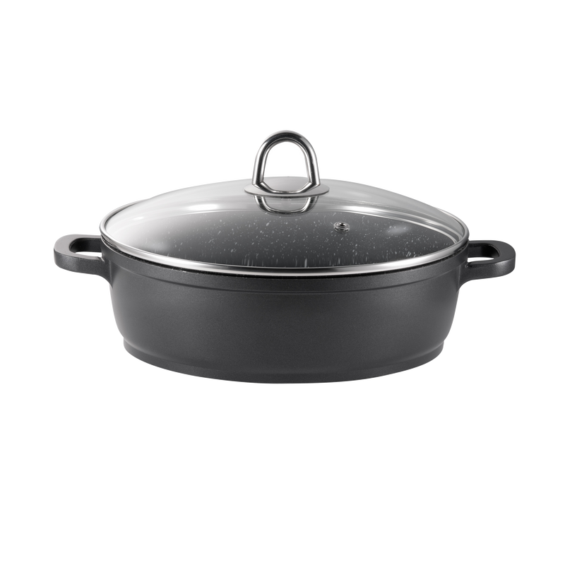 Sauteuse avec couvercle 6 L GRANITE™ - Cuisine::pro®