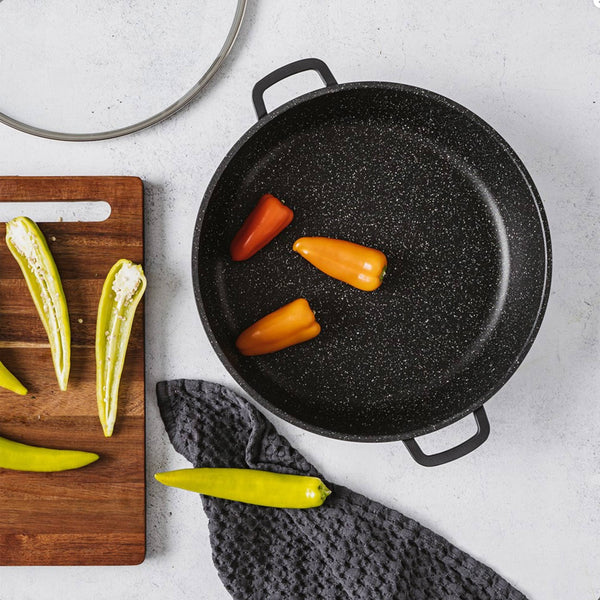 Cuisine::pro® GRANITE™ sauté Pan with Lid 6.3 Qt. - hover