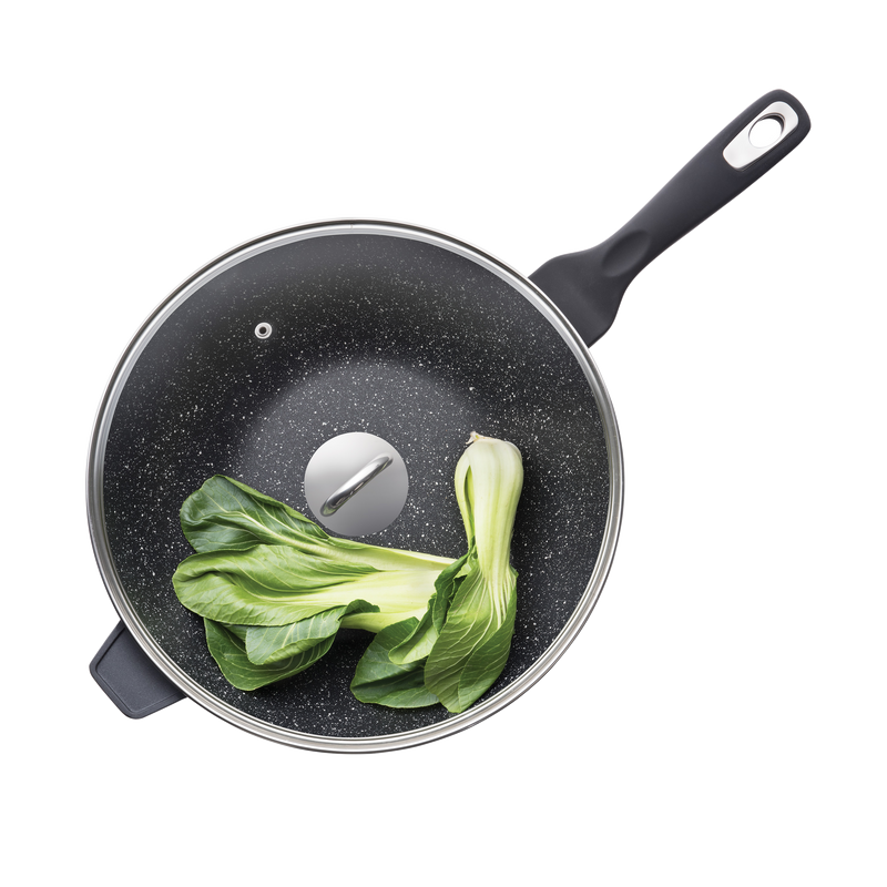 Cuisine::pro® GRANITE™ Wok with Lid 5.1 Qt. - hover