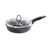 Poêle à frire 1,3 L et pocheuse à quatre œufs avec couvercle GRANITE™ - Cuisine::pro®