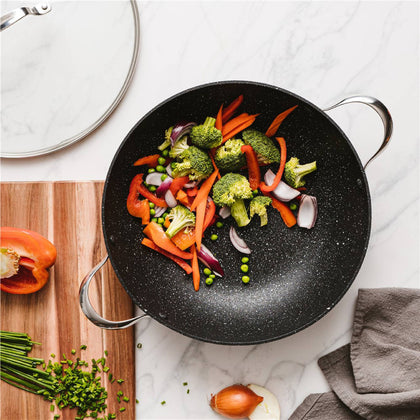 Poêle tout-en-un avec couvercle 32 cm IRONROC™ - Cuisine::pro®