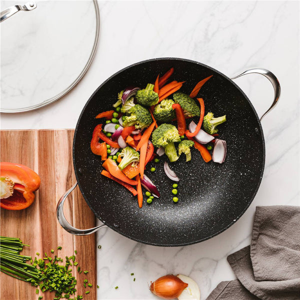 Poêle tout-en-un avec couvercle 32 cm IRONROC™ - Cuisine::pro®