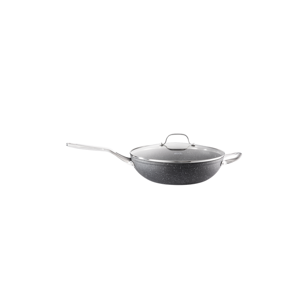 Wok avec couvercle 30 cm IRONROC™ - Cuisine::pro®