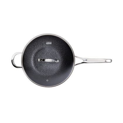 Wok avec couvercle 30 cm IRONROC™ - Cuisine::pro®