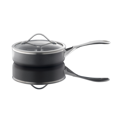 Cuisine::pro® iD3 Hard-anodized 4-Egg Poacher with Lid 1.5qt