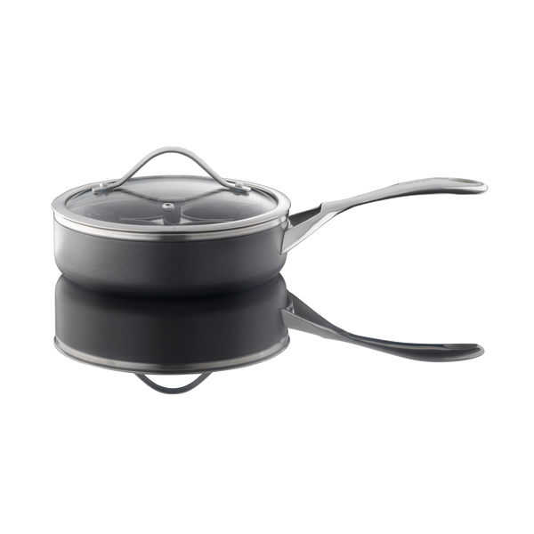Cuisine::pro® iD3 Hard-anodized 4-Egg Poacher with Lid 1.5qt