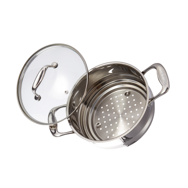 Cuisine::pro® iconiX® Steamer Insert with Lid 8" - hover
