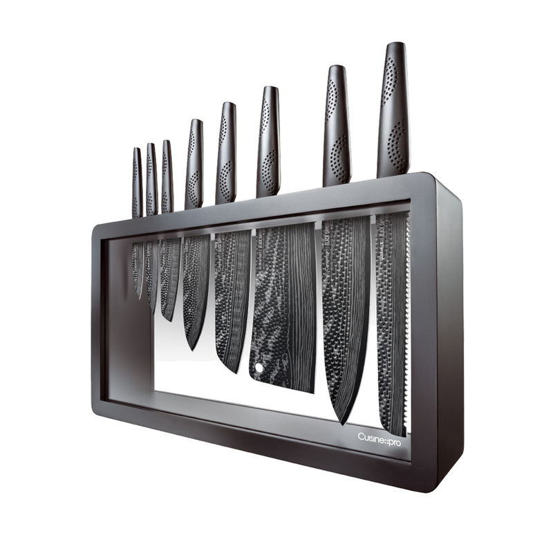 Bloc de couteaux 9 pièces Syo iD3® BLACK SAMURAI – Cuisine::pro®